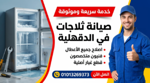 خدمة صيانة ثلاجات في الدقهلية تشمل اصلاح جميع الأعطال بواسطة فنيين متخصصين من المركز المعتمد