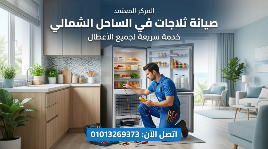صيانة ثلاجات في الساحل الشمالي داخل المنزل بواسطة فني متخصص