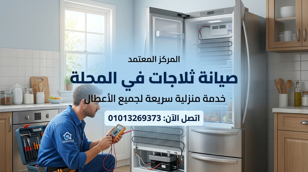 صيانة ثلاجات في المحلة داخل المنزل بواسطة فني متخصص